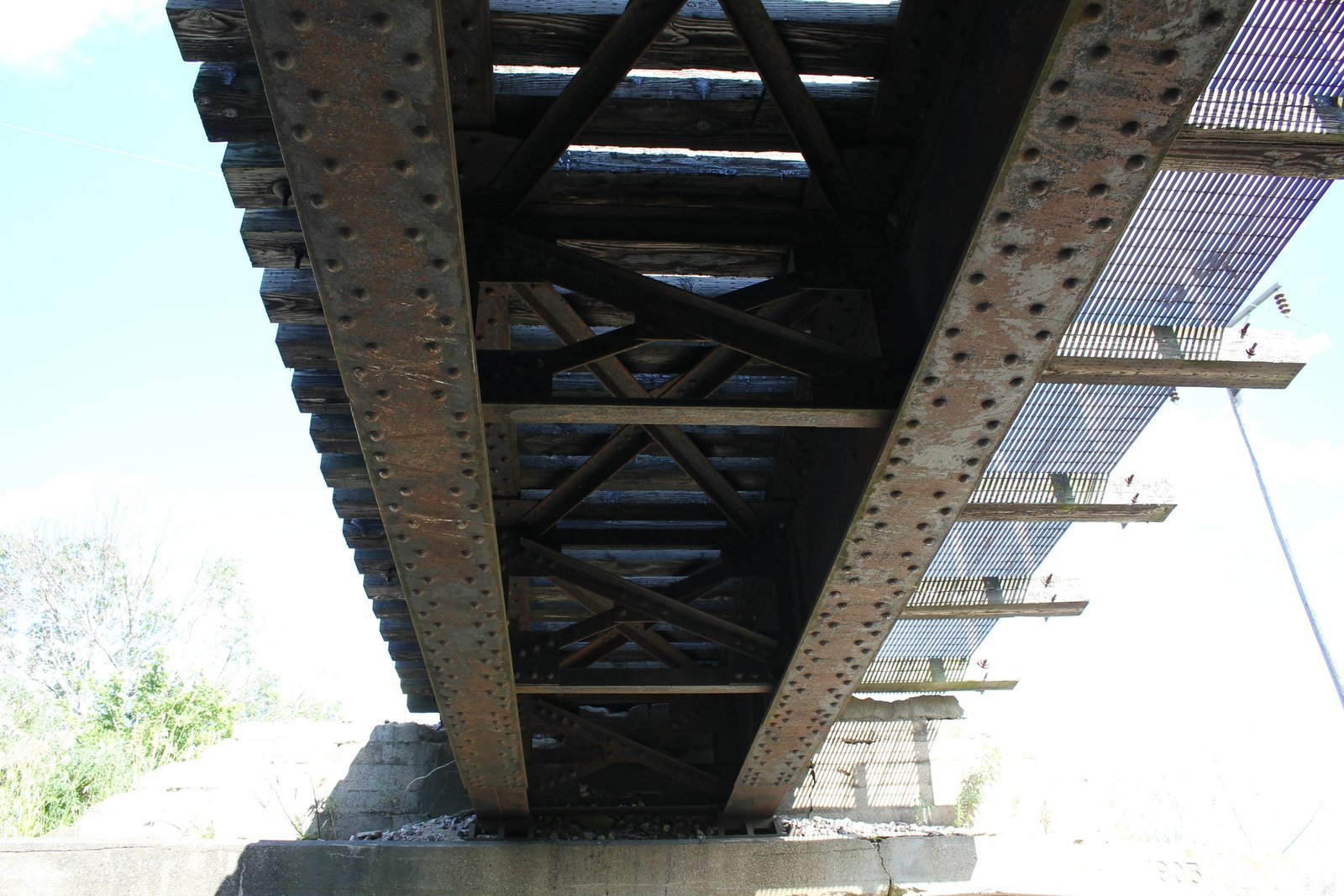 Under bridge